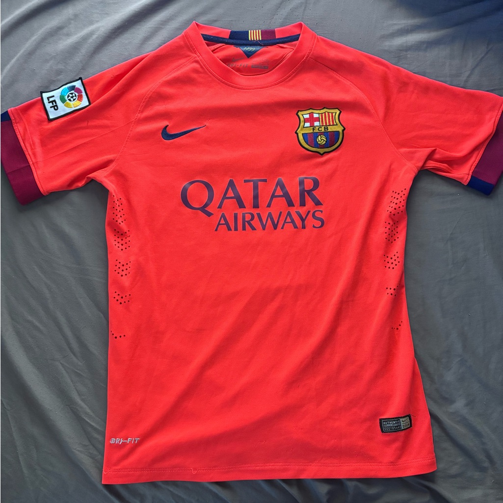 Nike Barcelona 2014 Kit Neymar Jersey. Size Men’s M